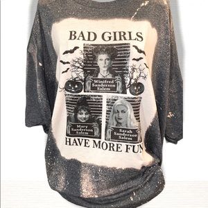 Bleached t-shirt hocus Pocus